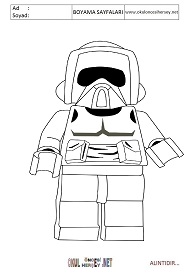 lego-starwars boyama sayfaları